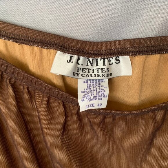 J&R Nites by Caliendo elegant full skirt night wear size 4P - Picture 4 of 4